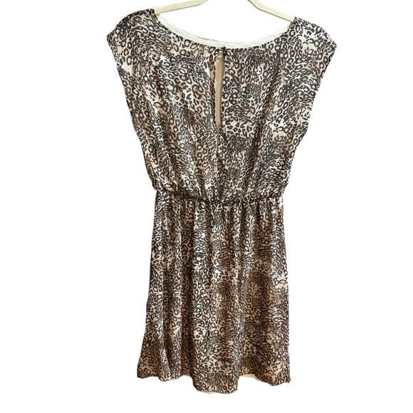 Alice + Olivia Silk Leopard Print Mini Dress SZ XS Evening Wear Classy Dress - Picture 2 of 13